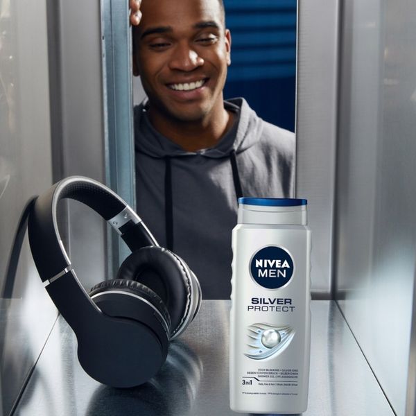 NIVEA żel pod prysznic Silver Protect 4 x 500ml zdjęcie 3