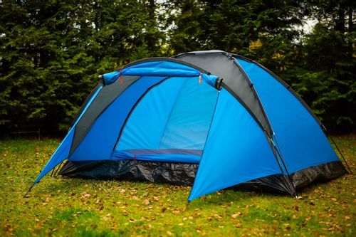 Namiot turystyczny kempingowy DUŻY SOLIDMY 6-osobowy IGLOO 240x290cm na Arena.pl