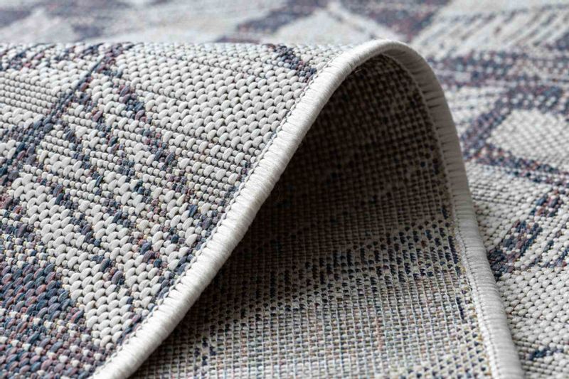 RUG/LU/VINEA/CHEVRON/CREAM+BLUE/120x170 zdjęcie 6