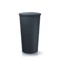 zbiornik na deszczówkę smooth 210l - antracyt - pp-idsm210