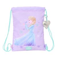 Worek na buty ze sznurkami Frozen Spirit Liliowy 26 x 34 x 1 cm