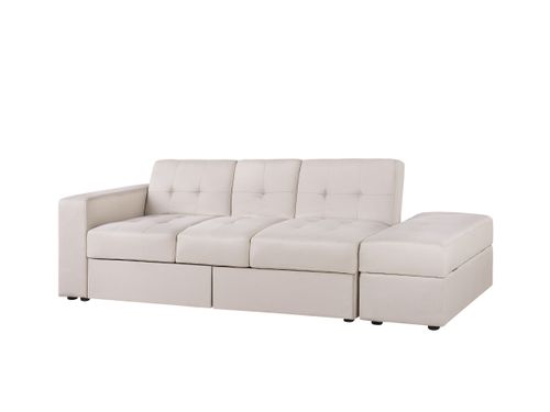 Sofa rozkładana beżowa FALSTER na Arena.pl