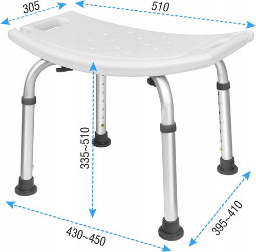 TABORET PRYSZNICOWY STOŁEK DO WANNY KRZESŁO POD PRYSZNIC REHABILITACYJNE na Arena.pl