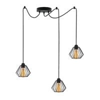 Lampa wisząca pająk 3-płomienna DIORO LOFT L3