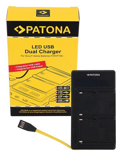 Patona ładowarka USB Dual LED do akumulatorów Sony NP-F970 na Arena.pl