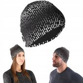 Unisex CZAPKA odblaskowa CIEPŁA treningowa NILS