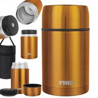 TERMOS OBIADOWY NA ZUPĘ JEDZENIE SZCZELNY MENAŻKA LUNCHBOX INOX 800ML