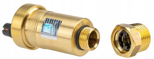 ODPOWIETRZNIK AUTOMATYCZNY AUTOMAT MOSIĘŻNY PROSTY 1/2" Z ZAWOREM na Arena.pl