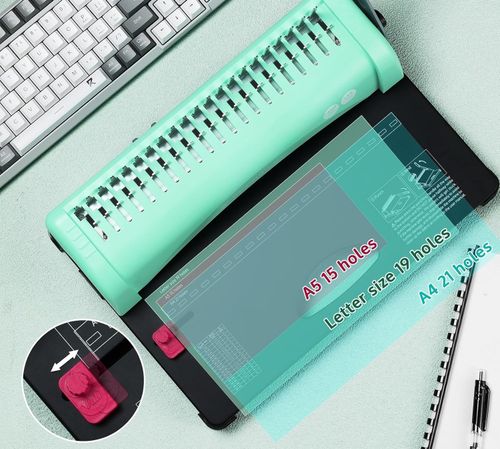 Bindownica do papieru OFFNOVA CS12 21 dziur 450 kartek A4 A5 regulacja na Arena.pl