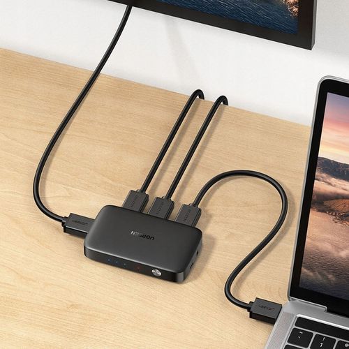 UGREEN Rozdzielacz Przełącznik Switch Adapter 3w1 3x HDMI 1.4 4K Z Pilotem na Arena.pl