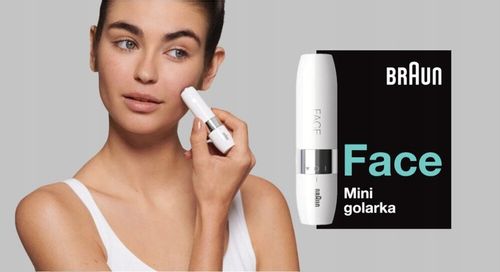 Depilator Trymer BRAUN Face Mini FS1000 z funkcją Smartlight na Arena.pl