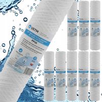 9x Wkłady filtry sznurkowe wody do korpusu 10 mikronów USTM