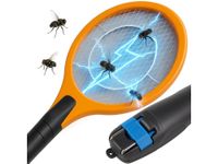 Łapka na owady elektryczna na akumulatorowa do gniazdka 230v pomarańczowy