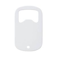 Otwieracz do butelek 3 x 5 cm do sublimacji - biały