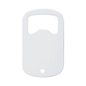 Otwieracz do butelek 3 x 5 cm do sublimacji - biały