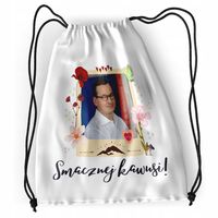 Plecak Mateusz Morawiecki Sportowy Szkolny Worek Z Nadrukiem Ze Zdjęciem