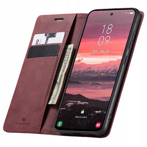 Spacecase Wallet Galaxy S25 Edge red na Arena.pl