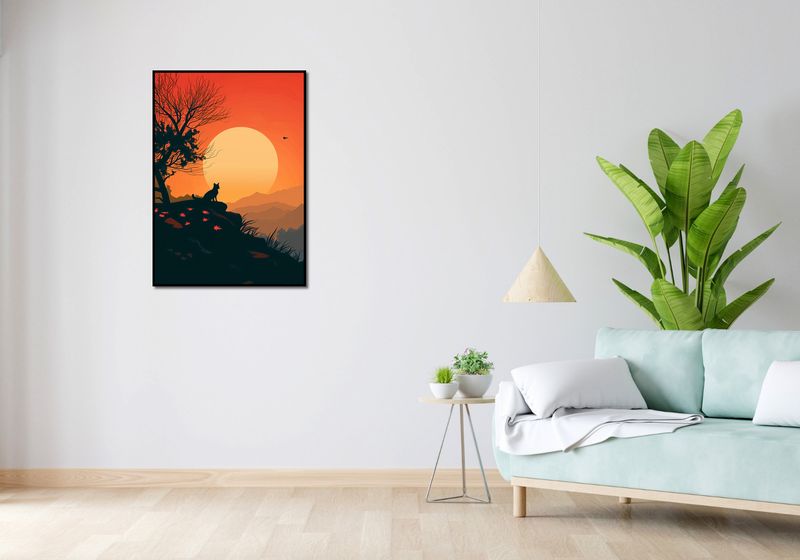 Plakat 64x90cm Kocie Wzgórze zdjęcie 4