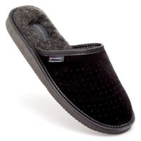 Ciepłe Kapcie Męskie Skórzane Pantofle Góralskie Domowe Wełna 40-46 PanSzew