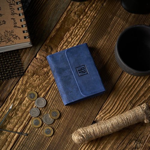 damska portmonetka granatowy portfel paolo peruzzi t-11-db na Arena.pl