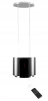 Okap do zabudowy VDB Lamp Glass Black