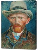 Obraz 70x100cm Self-Portrait 4, Van Gogh Vintage do Salonu