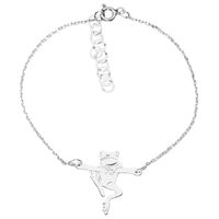 Bransoletka Żaba Żabka Celebrytka 20 cm Srebro 925