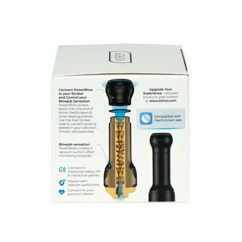 kiiroo powerblow - interaktywna maszyna intymna, kompatybilna z feel stars na Arena.pl