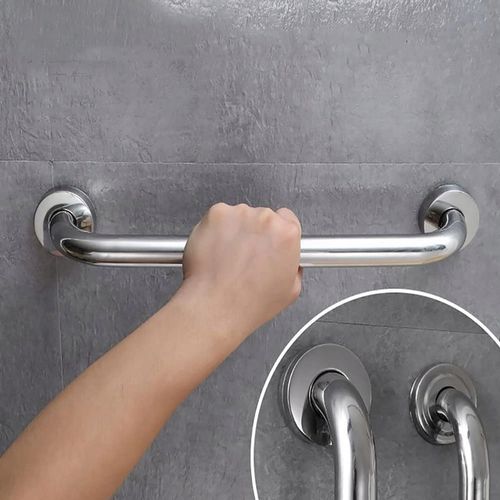 PORĘCZ UCHWYT ŁAZIENKOWY PROSTY DO WANNY DRZWI x2 CHROM POD PRYSZNIC 30CM na Arena.pl