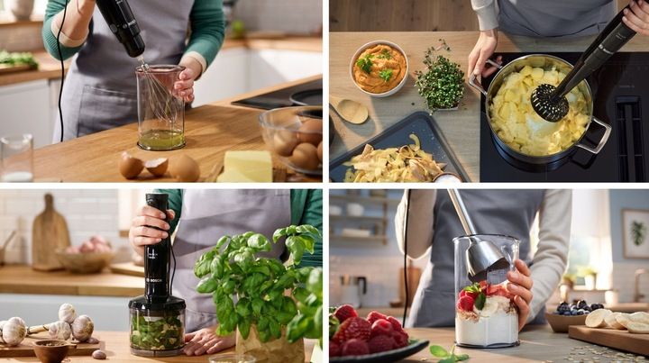 Blender ręczny Bosch MSM4B623 1000W Rozdrabniacz Końcówka do puree Mocny zdjęcie 2