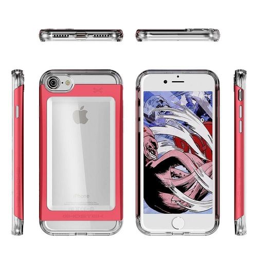 Etui Ghostek Cloak 2 do iPhone 8/7 (czerwone + szkło) na Arena.pl