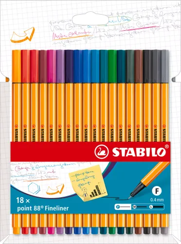 Cienkopisy Point 88 (18 Sztuk) na Arena.pl