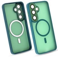 Etui do Galaxy S25 PLUS zielony mat MagSafe case plecki pokrowiec ochrona