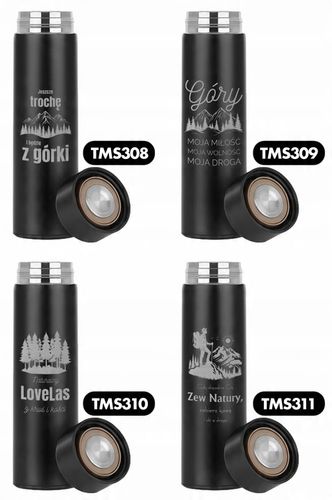 KUBEK TERMICZNY Czarny Na Prezent DIa Góromaniaka KRÓL GÓRSKICH SZLAKÓW Wz na Arena.pl