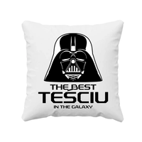 The best teściu in the galaxy - poduszka na prezent dla teścia