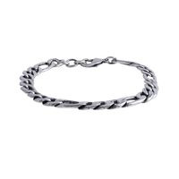 Bransoletka figaro 19 cm (B22/MEN/35AG CZ)