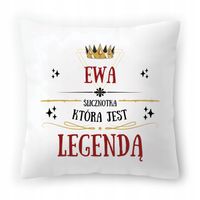 Poduszka Dla Ewy Na Urodziny Na Prezent Z Nadrukiem Ze Zdjęciem