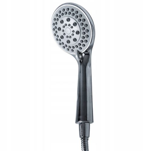 ZESTAW PRYSZNICOWY SŁUCHAWKA PRYSZNICOWA 5 FUNKCJI WĄŻ UCHWYT ESTIVA na Arena.pl