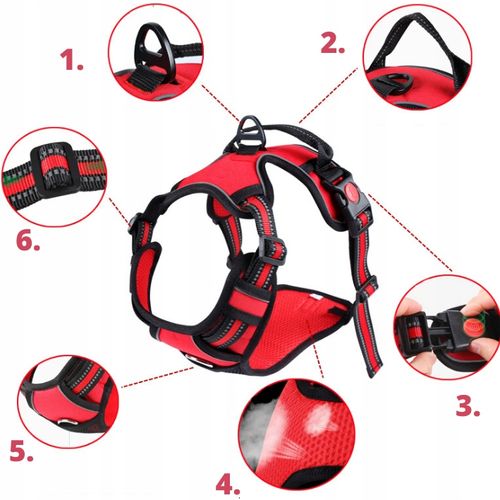 SZELKI BEZUCISKOWE dla dużego psa typu GUARD ELITE XL dla owczarka czar na Arena.pl