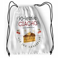 Plecak Urodziny 70 70Te Sportowy Szkolny Worek Z Nadrukiem Ze Zdjęciem