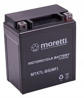 AKUMULATOR ŻELOWY MORETTI 12V YTX7L-BS ROMET MTX7L