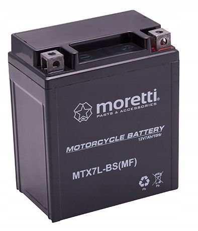 AKUMULATOR ŻELOWY MORETTI 12V YTX7L-BS ROMET MTX7L na Arena.pl