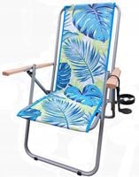 POLSKIE LEŻAKI PLAŻOWE / OGRODOWE DO 150 kg - STAL +UCHWYT