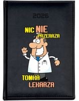 KALENDARZ A4 2026 DZIENNY terminarz nadruk PREZENT DLA DOKTORA + IMIE