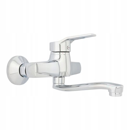 BATERIA UMYWALKOWA ŚCIENNA CHROM SREBRNA KOMPLET na Arena.pl