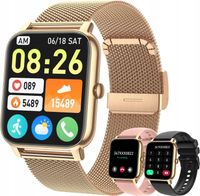 DAMSKI SMARTWATCH SPORTOWY ZEGAREK BRANSOLETA+ 2 PASKI ZEGAREK INTELIGENTNY