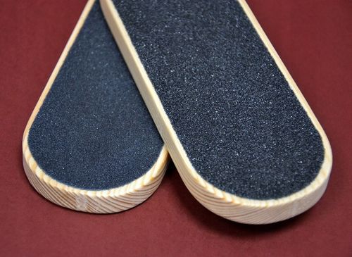 Peggy Sage Tarka do stop pięt drewniana dwustronna profesjonalna pedicure na Arena.pl