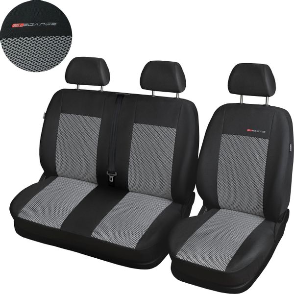Pokrowce MIAROWE do Opel VIVARO Renault TRAFIC  2+1 2001-2014r. P2 zdjęcie 1