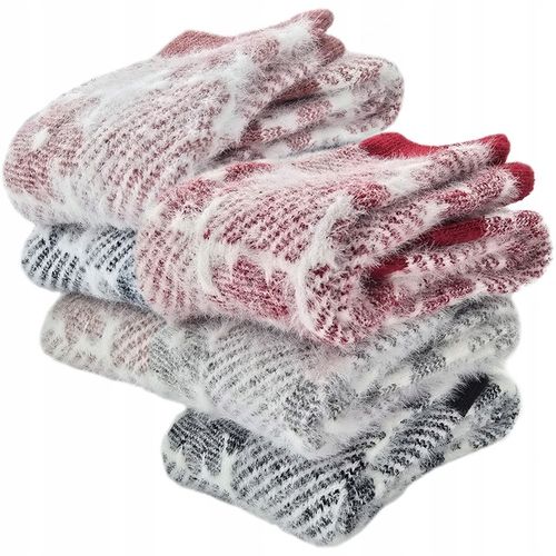 NETi Miękkie Termiczne Skarpety Damskie Ciepłe Włosy Norki Zimowe 6-Pak na Arena.pl