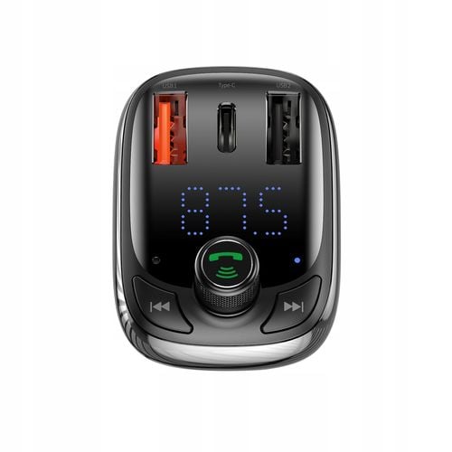 Transmiter FM Baseus S-13 USB-C / 2x USB / Czytnik kart microSD na Arena.pl
